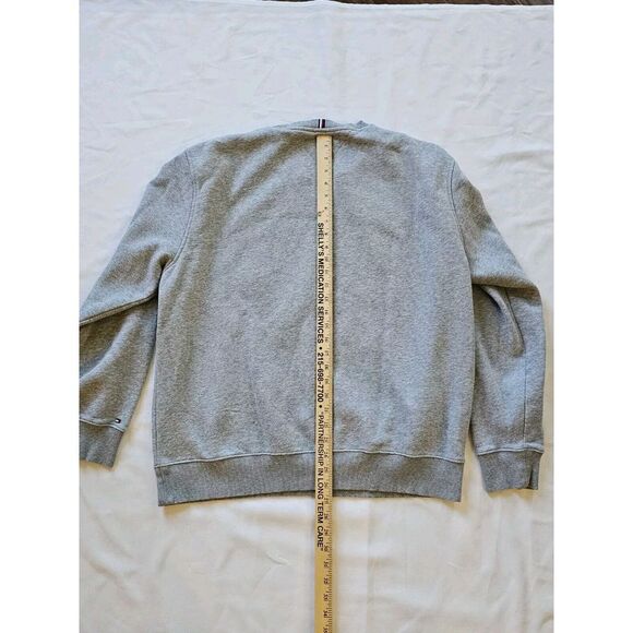 TOMMY HILFIGER Men Knit Sweater Jumper Size XL Gray Sweatshirt‎ - Picture 7 of 8